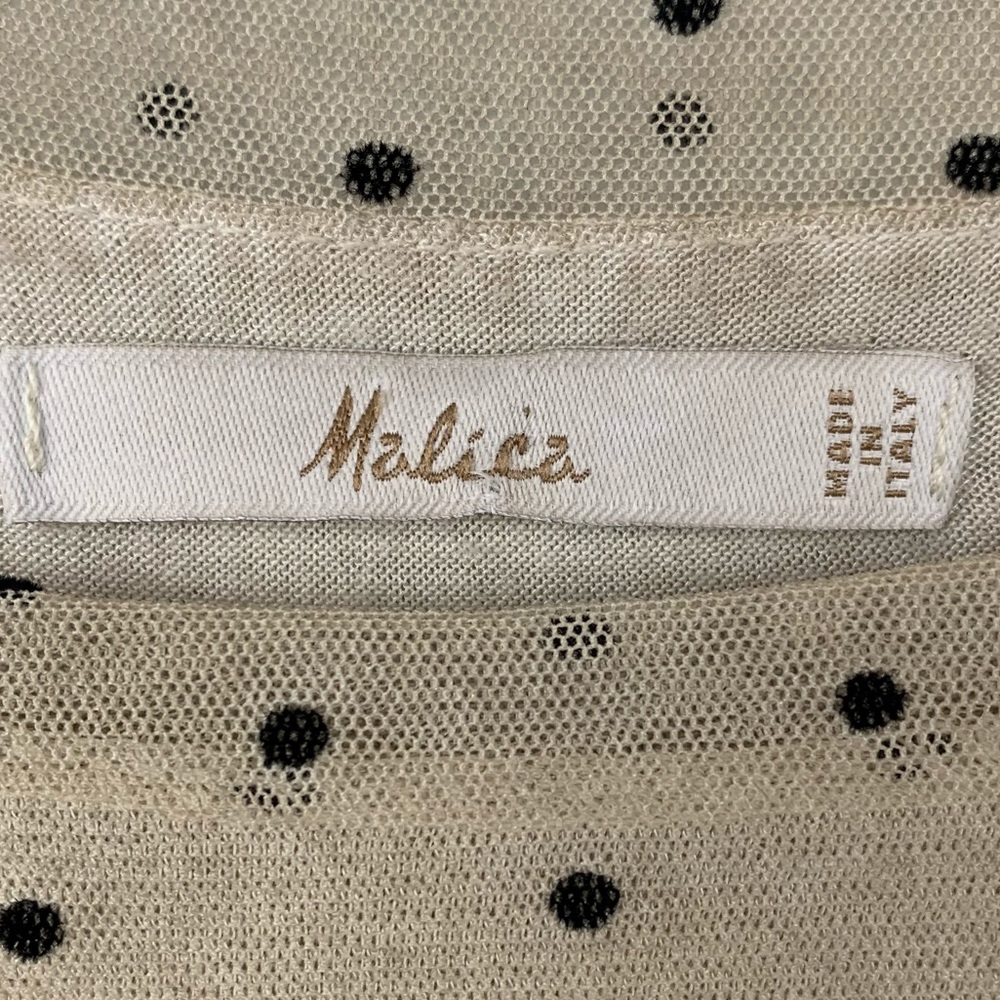 Malica long sleeve polka dot dress, made in Italy - Picture 9 of 10